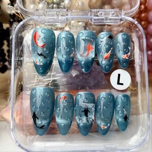 Koi Pond Press-on Nail Set